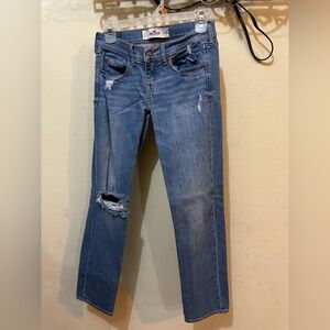 Hollister Distressed Blue Jeans